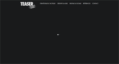 Desktop Screenshot of agence-teaser.com